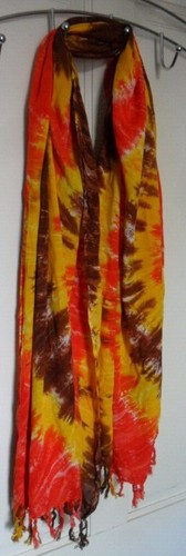 Large Tie Dye Colorful Shaul/Scarf/Wrap - Picture 7 of 7