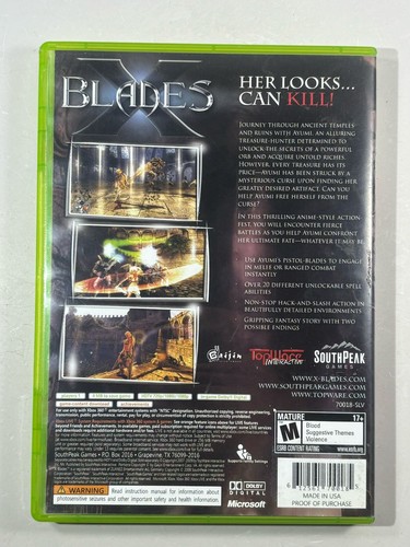 X-Blades (Microsoft Xbox 360, 2009) CIB - Imagen 3 de 4