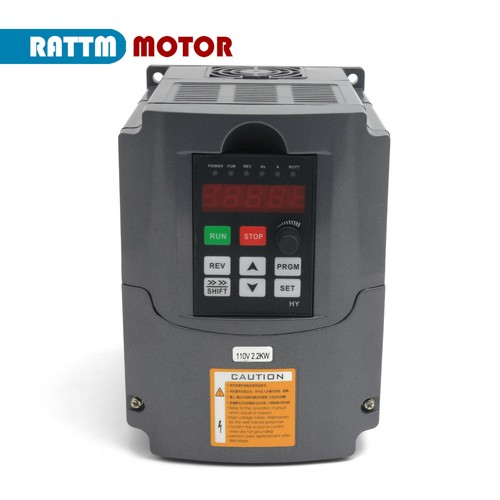 【US】2.2KW Water Cooling Spindle Motor+VFD+Bracket+ 80W Pump+ER20 Collet 110v kit - Picture 7 of 17