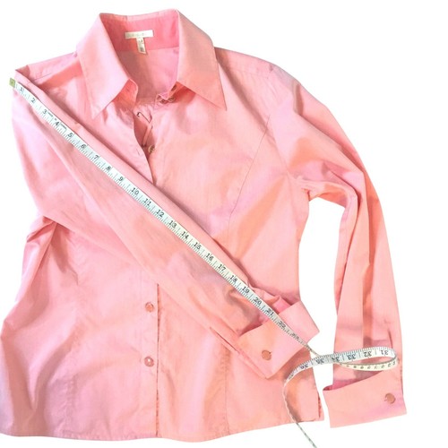 ESCADA rosa Korsett Spitze Rücken Damen Bluse tailliert Knopfleiste lange Manschettenärmel 40 M - Bild 8 von 12