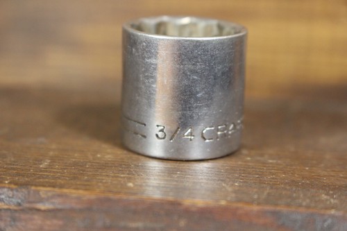 Craftsman 3/4'' 12 Point 3/8'' Drive Shallow Socket V Series Made In USA - Picture 4 of 6