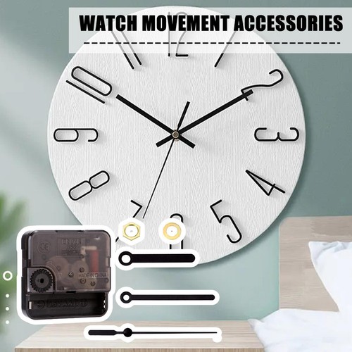 Quartz Clock Movement Mechanism Hands Wall Repair Tool Silent 2025 DIY B9T4 - Picture 7 of 9