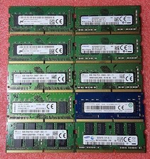 Mixed Speed Job Lot 10x8GB DDR4 PC4 2133 2400 2666 Laptop RAM Memory