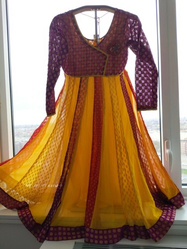 Georgette Banarasi Frock