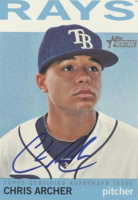 2013 Topps Heritage - Chris Archer #ROA-CA - 1 of 1