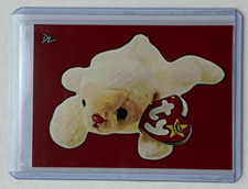Fleece The Lamb Limited Edition Artist Signed “Beanie Babies” Trading Card 1/10