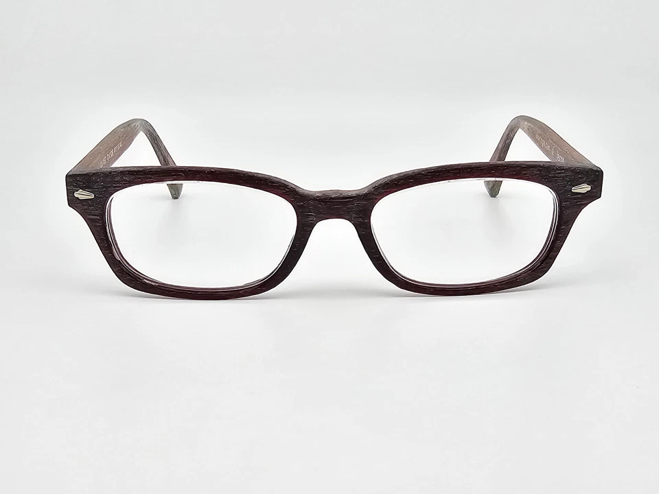 Оправа для очков Legre LE-157 Col 526 бордовая коричневая деревянная 47-18-145 - Изображение 2 из 4