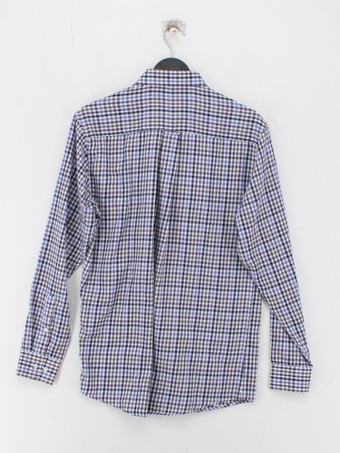 James Pringle Men's Shirt S Multi Checkered Polyester with Cotton Basic - Picture 5 of 5