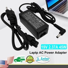 19V 2.37A Laptop Charger AC Adapter Power Cord Supply For Toshiba Satellite
