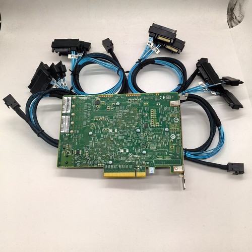 NEW LSI SAS 9300-16I 12GB/S HBA BUS ADAPTER CARD IT Mode 4*SFF-8643 SAS Cable - Picture 3 of 7