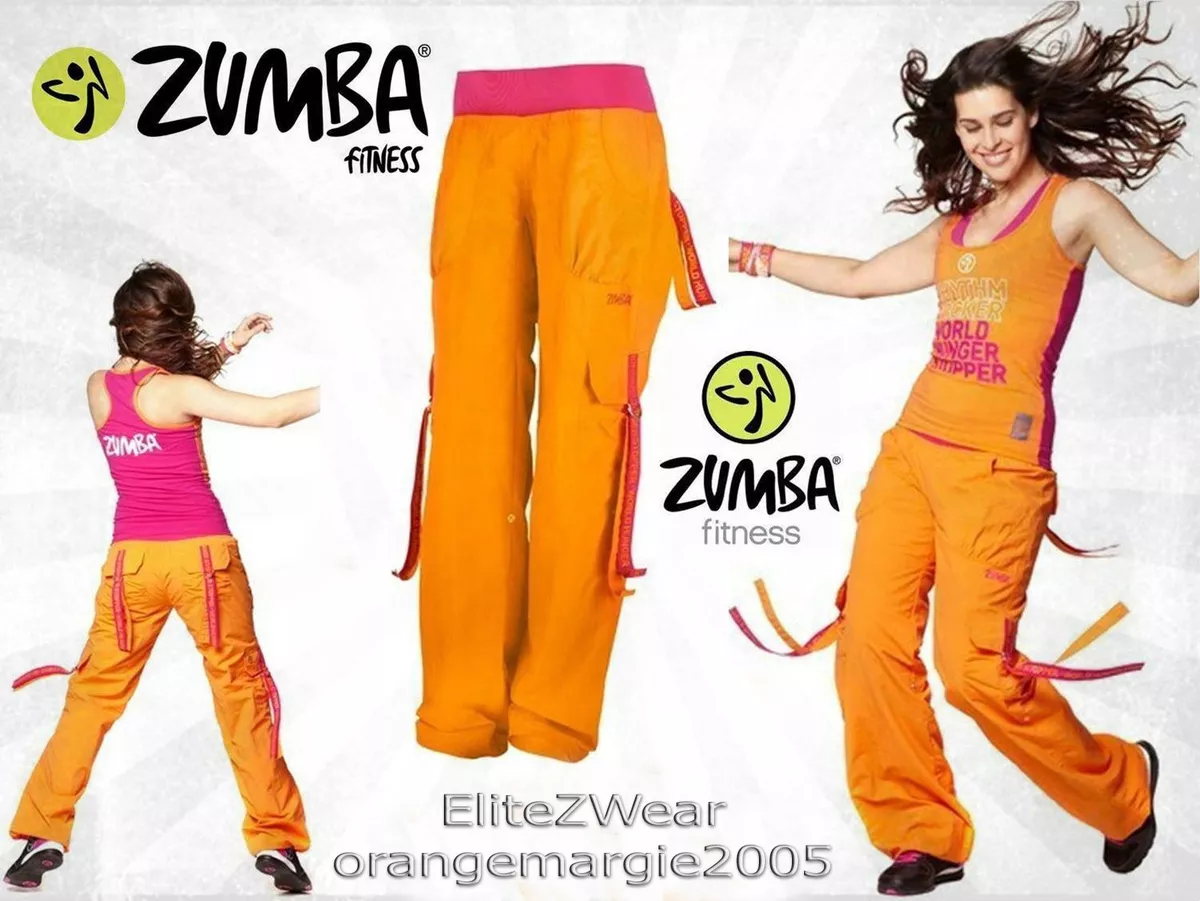 ZUMBA CARGO PANTS + RACERBACK TOP TANK 2Pc.SET!! Burn & Earn