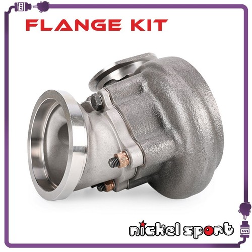 5 bolt to 3" V-band Dump Pipe Flange For Nissan CA18 SR20DET S14 S15 GT25R GT28R - Bild 6 von 6