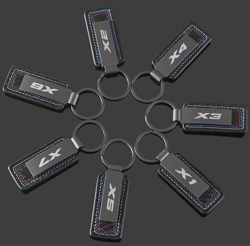 BMW X1 X2 X3 X4 X5 X6 X7 Car Logo Keychain Key Ring Key Chain - Picture 4 of 11