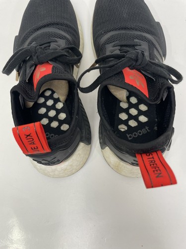 Adidas NMD R1 J scarpa da corsa ragazzo taglia 5 nera scarlatta - Foto 5 di 6