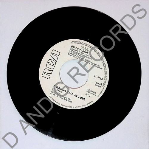 Dolly Parton - Baby I'm Burnin' / I Wanna Fall in Love Japan 7" 1978 PROMO - Picture 6 of 8