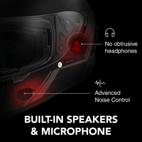 Casco inteligente Sena Stryker Full Face con malla integrada y Bluetooth Communica - Imagen 3 de 6