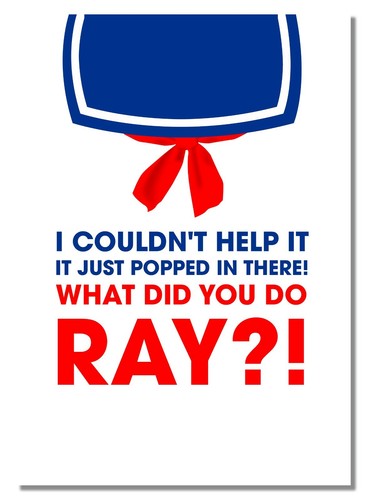 Ghostbusters American Comedy Film Quote Poster What did you do Ray? Photo Print - Imagen 2 de 6