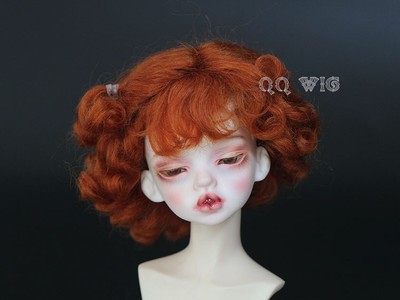 ; 1//4 QQ-59B BJD Doll *snoky* Mohair Wig 1//8 7-8/" 4-5/" ;1//6 6-7/"