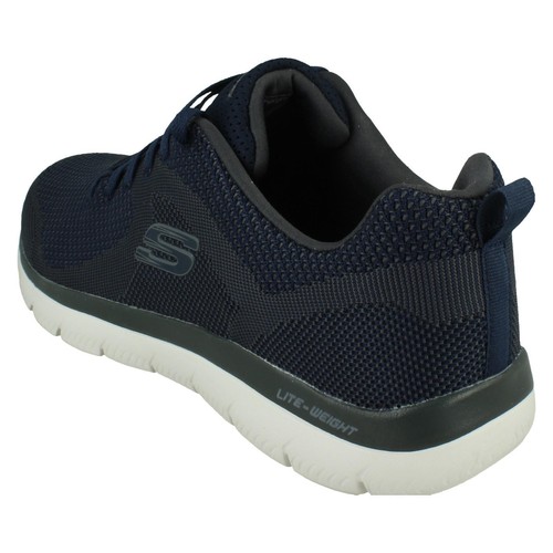 Herren Brisbane 232057 Schnürer Speicher Form Turnschuhe Von SKECHERS - Picture 7 of 18