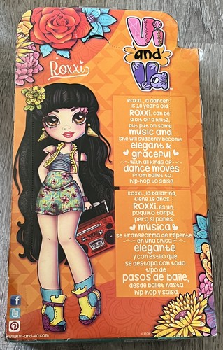 Muñeca Prima Vi and Va Roxxi, Edades 3+, 2014 Nueva en Paquete Ligeramente Dañada - Imagen 2 de 2