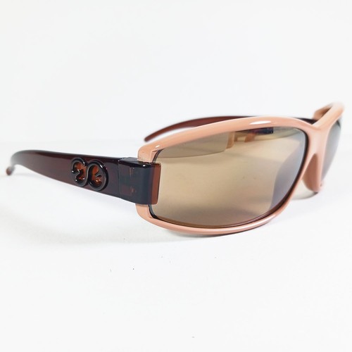 Escada Sport SES025 Nude Beige/Brown Wrap Designer Sunglasses