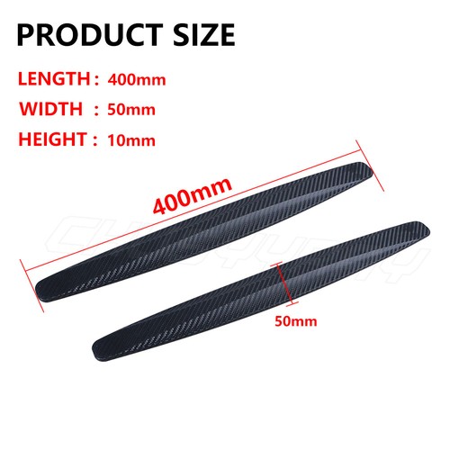 2x Car Bumper Corner Door Guard Cover Accessories Anti Scratch Protector Sticker - Picture 4 of 9
