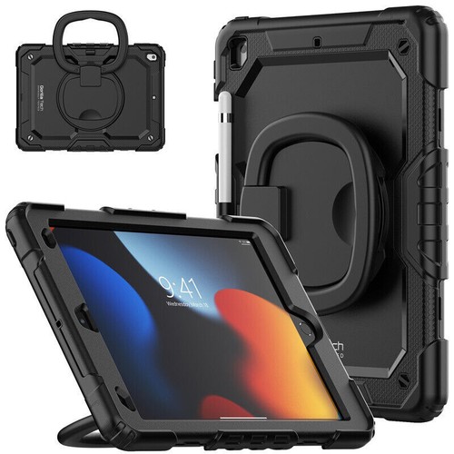 Hand strap Case For iPad Pro 12.9 6th Gen/iPad Air/10.2 9th Gen Kickstand Armour - Picture 13 of 231