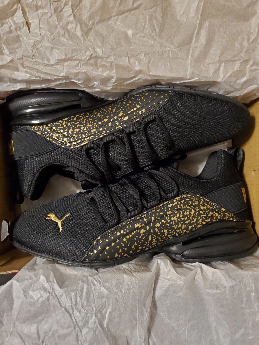 Puma axelion black clearance gold