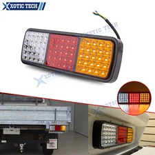 Multi-Color 75SMD Truck Stop Indicator Rear Tail Lamp For Trailer Pickup UTV UTE