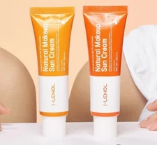 [I-LENOL] Natural Make Up Suncream Bare Face Correction Cream SPF50+ PA++++