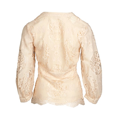 Maje Women's Blouse Size 1 Lace MFPTO00355 - Picture 7 of 11