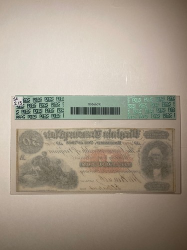 Cr.7 Virginia Treasury Note Richmond VA $50 Oct. 15 1862 Apparent About New - Picture 2 of 2