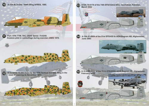 Print Scale 144-011 A-10 Thunderbolt II, wet decal Aircraft - 1/144 scale - Picture 10 of 12