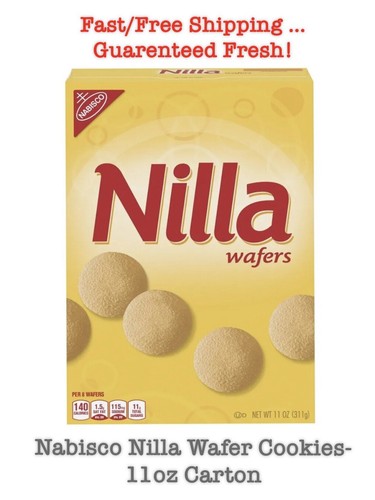 Nabisco Nilla Wafer Cookies- 11oz Carton FREE SHIPPING - Picture 1 of 6