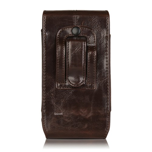 CELL PHONES VERTICAL CARRYING LEATHER POUCH CASE COVER WITH BELT CLIP HOLSTER - Picture 13 of 19
