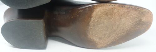 VINTAGE CABOOTS SEHR DUNKELBRAUN 20" GROSSER WESTERNREITSTIEFEL 12-12,5 B $ 1100 - Bild 10 von 11