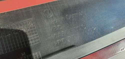 Original VW ID.3 Leiste Spoiler Mittig Schwarz 08569 10A854700C Blende - Picture 9 of 9