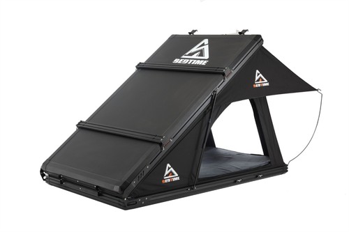 2-3 Pax Hard Shell Rooftop Tent Hydraulic Support Roof Rack SUV Truck Camping - Picture 6 of 24