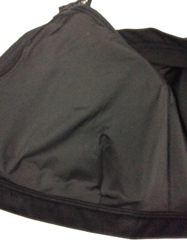 NWT Low Impact Wicking Sport Bra Livi No Wire Strappy Lane Bryant BLACK 353726 - Picture 12 of 12