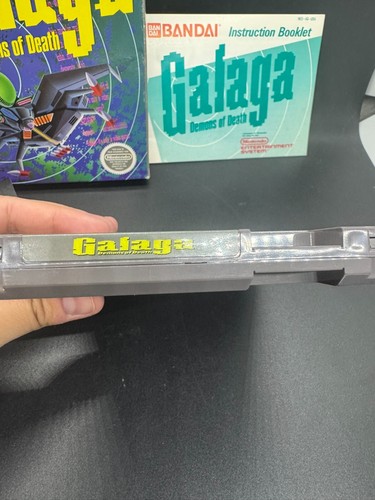 Galaga: Demons of Death (Nintendo NES, 1988) CIB completo di scatola/manuale - Foto 3 di 13