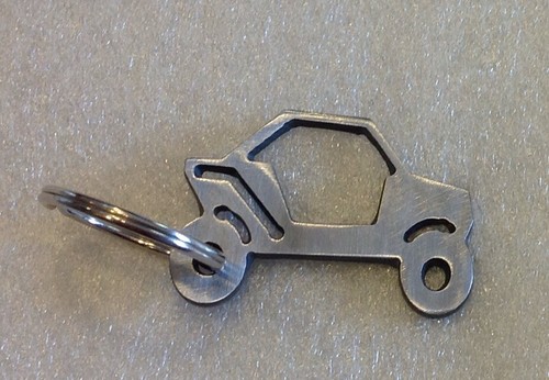 Stainless RZR Keychain, UTV, XP 1000, XP 900 RZR S, Great Gift for all RZR Fans! - Picture 2 of 5