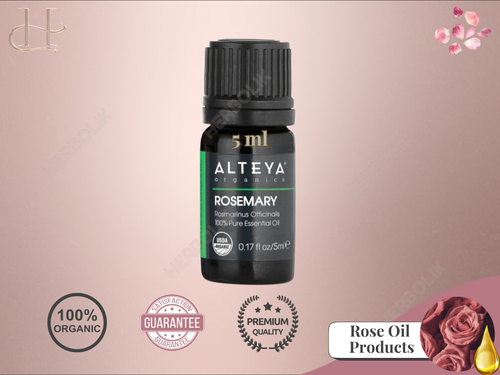 Aceite esencial de romero orgánico Alteya 5 ml/10 ml - enfoque, digestión y crecimiento del cabello - Imagen 16 de 17