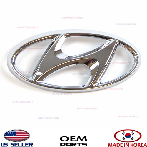 Genuine "H" Front Grille Emblem Nameplate OEM Hyundai Accent 2012-2017 - Picture 3 of 8