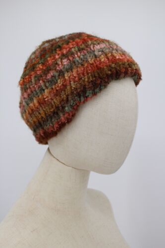 Antique Vintage Beret Hat Cap Womens One Size Knit Acrylic Made in Italy 20s 30s - Picture 4 of 7