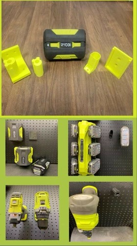 **2er Pack** RYOBI GREEN Akkuhalter Wandhalterung für Ryobi One+ One Plus 18V - Bild 3 von 8