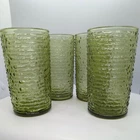 Vintage Anchor Hocking Soreno 12oz Water Glasses Set of 4 in Excellent Condition