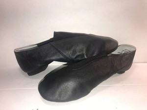 CAPEZIO-SZ-6-1-2-M-BLACK-LEATHER-WOMEN-DANCE-SHOES-HR-D2
