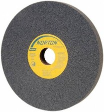Norton 8" Diam x 1-1/4" Hole x 3/4" Thick, I Hardness, 100 Grit Surface Grind...