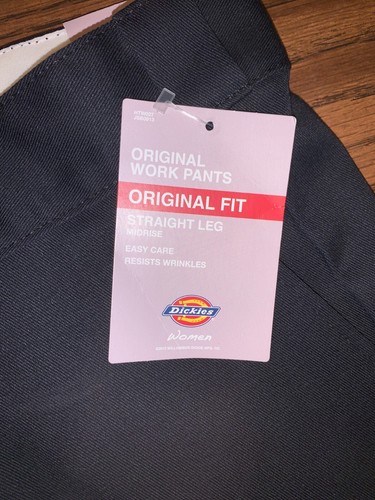 Dickies 8T Original Fit 774 Black Straight Leg Mid Rise Work Pants - Picture 8 of 9