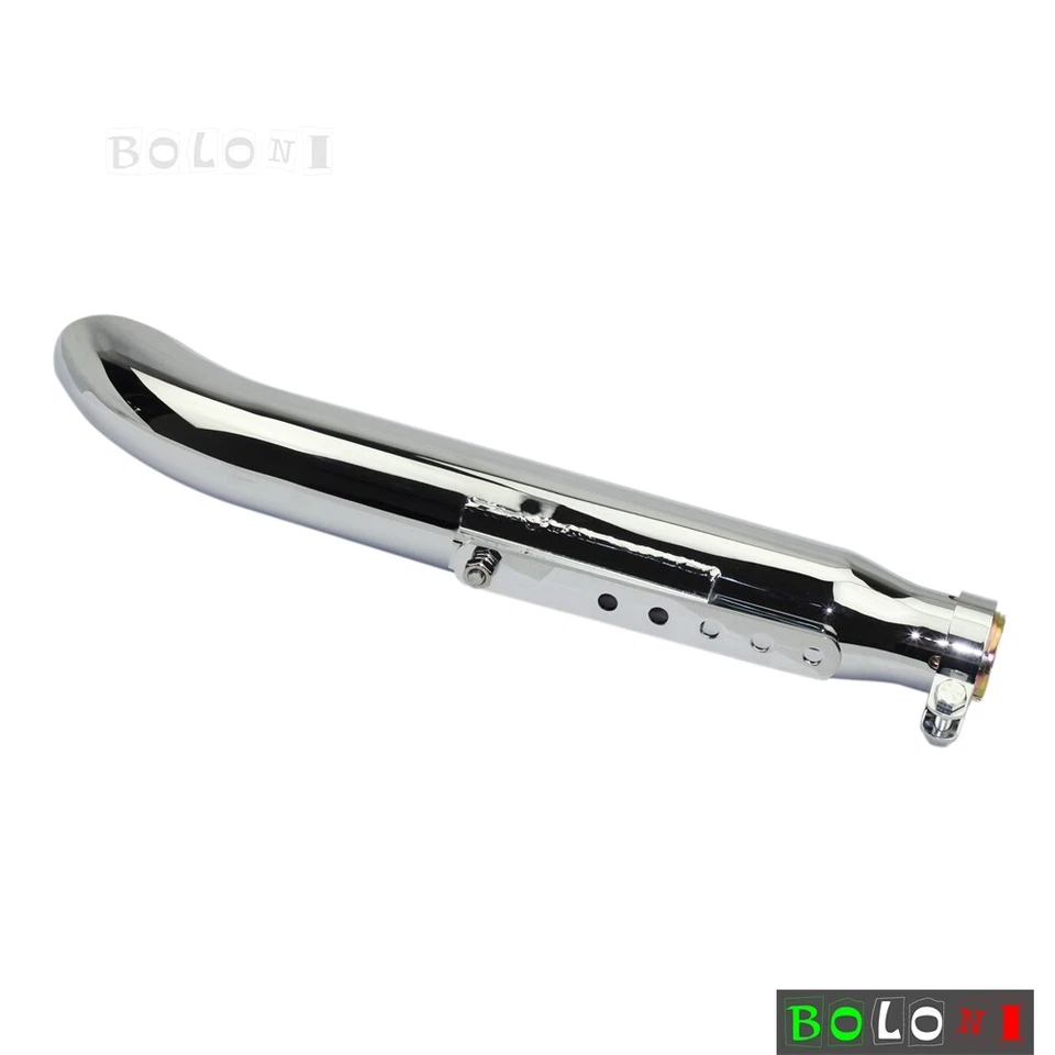 Tubo silenciador escape moto 19" para Harley Suzuki VL 125 800 1500 Intruder Foto 4 de 4